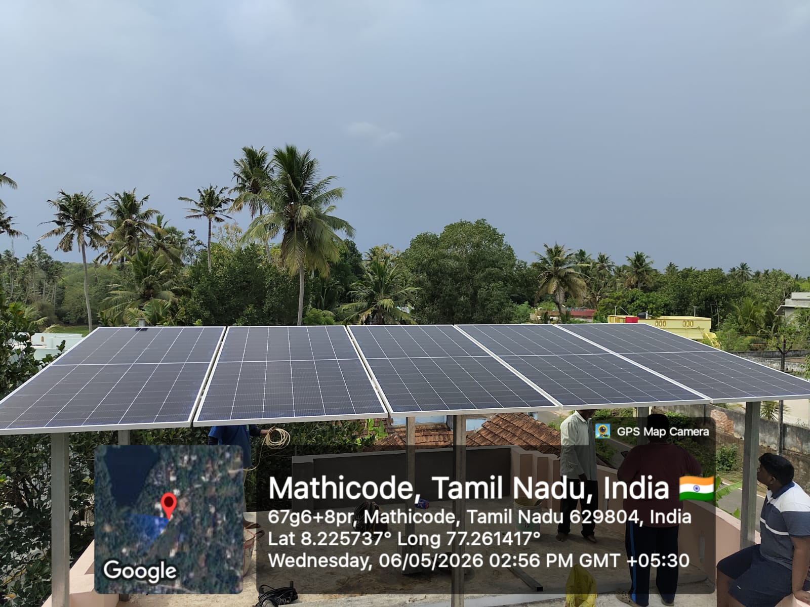 Residential solar installation