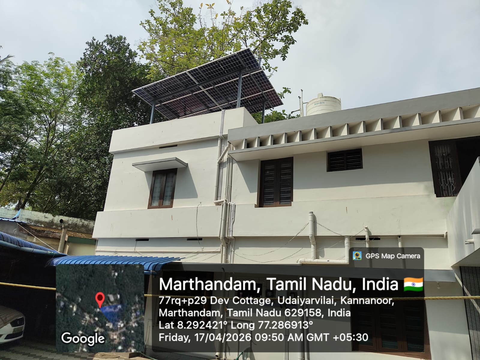 Rooftop solar project
